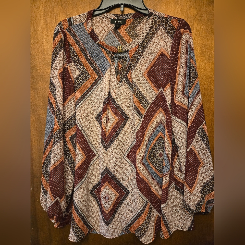 ALYX Boho Cutout Blouse PTP=21"
